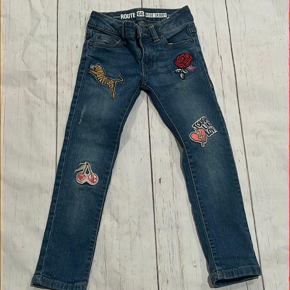 Route 66 girls blue jeans